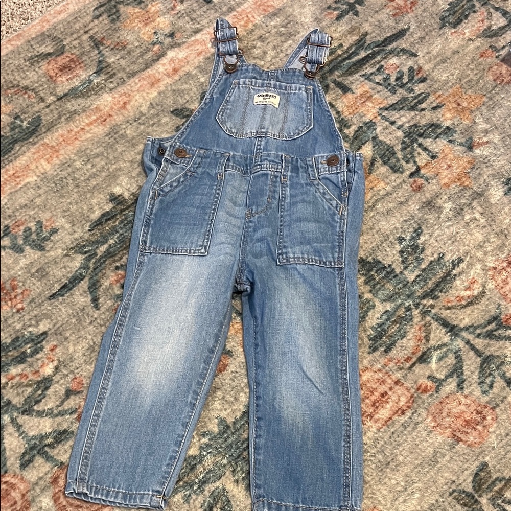 OshKosh B'gosh Light Blue Denim Toddler Girl Overalls
